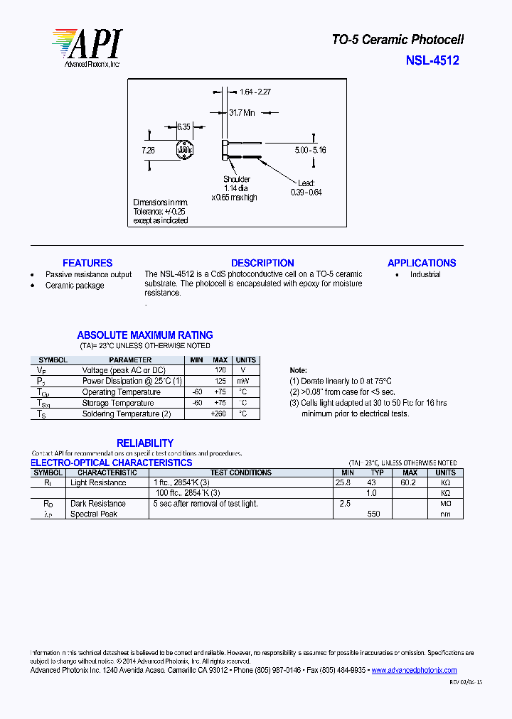 NSL-4512_8522507.PDF Datasheet