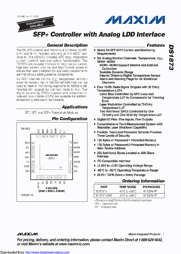 DS1873T_8522892.PDF Datasheet