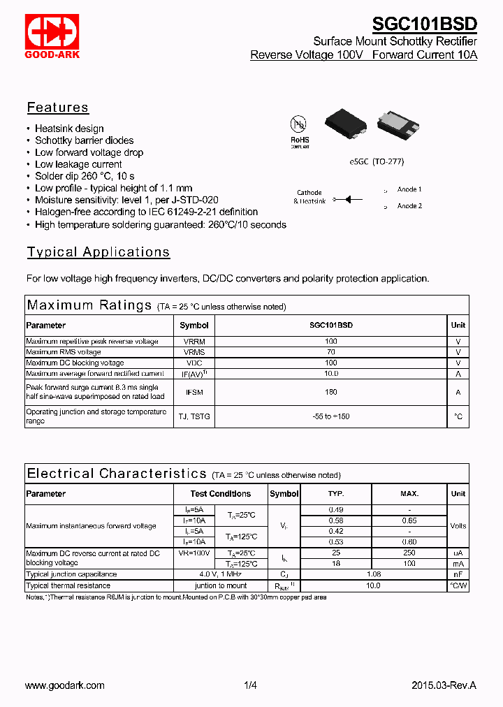 SGC101BSD-15_8524175.PDF Datasheet