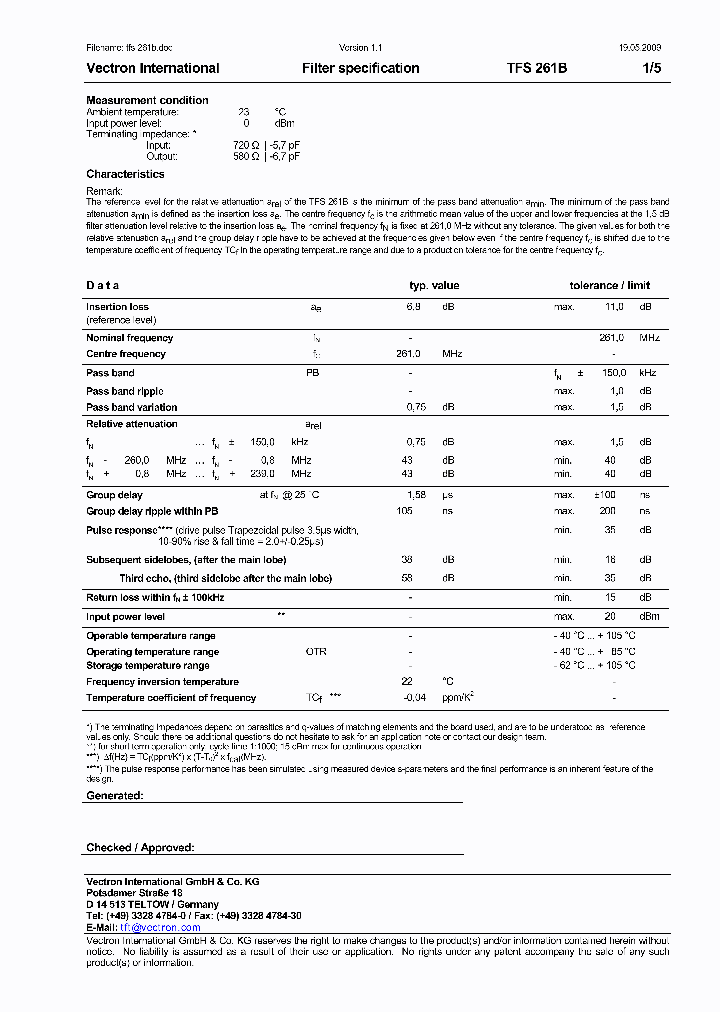 TFS261B_8524281.PDF Datasheet