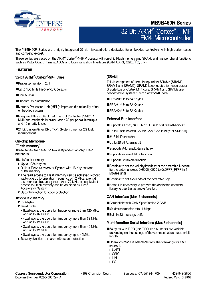 MB9B460R_8526309.PDF Datasheet