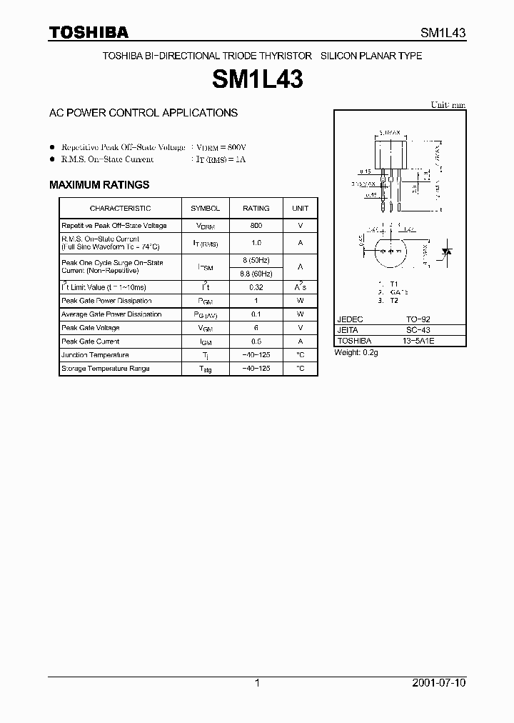 SM1L43_8526216.PDF Datasheet