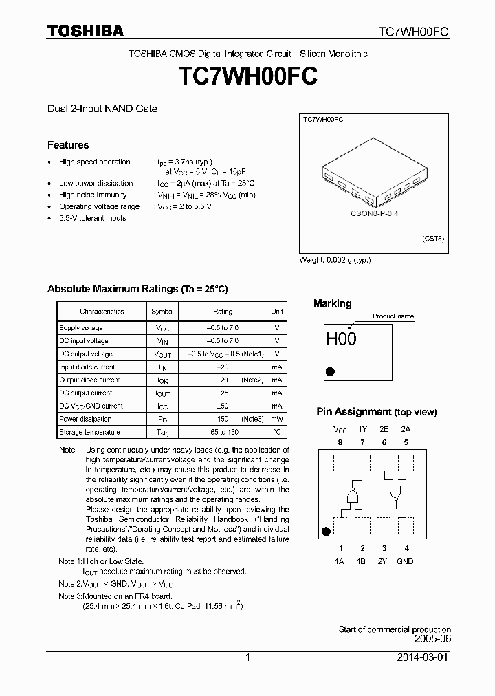 TC7WH00FC_8526391.PDF Datasheet