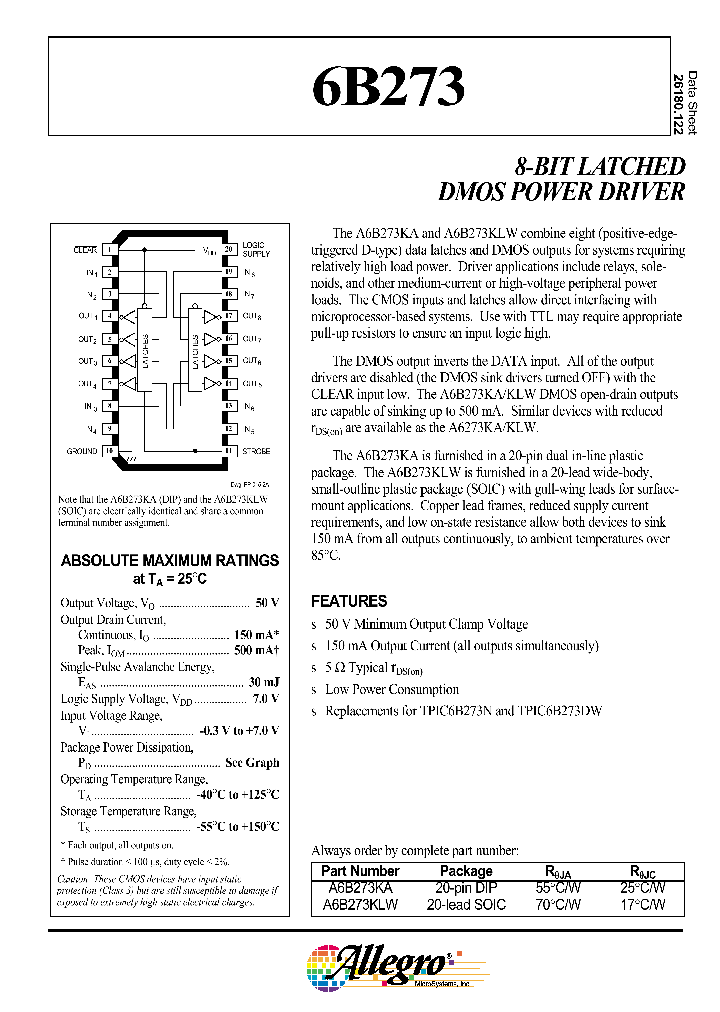 A6B273_8529855.PDF Datasheet