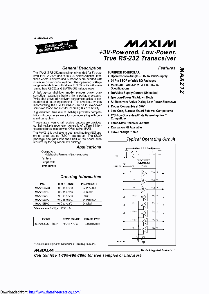 MAX212EAG_8530447.PDF Datasheet