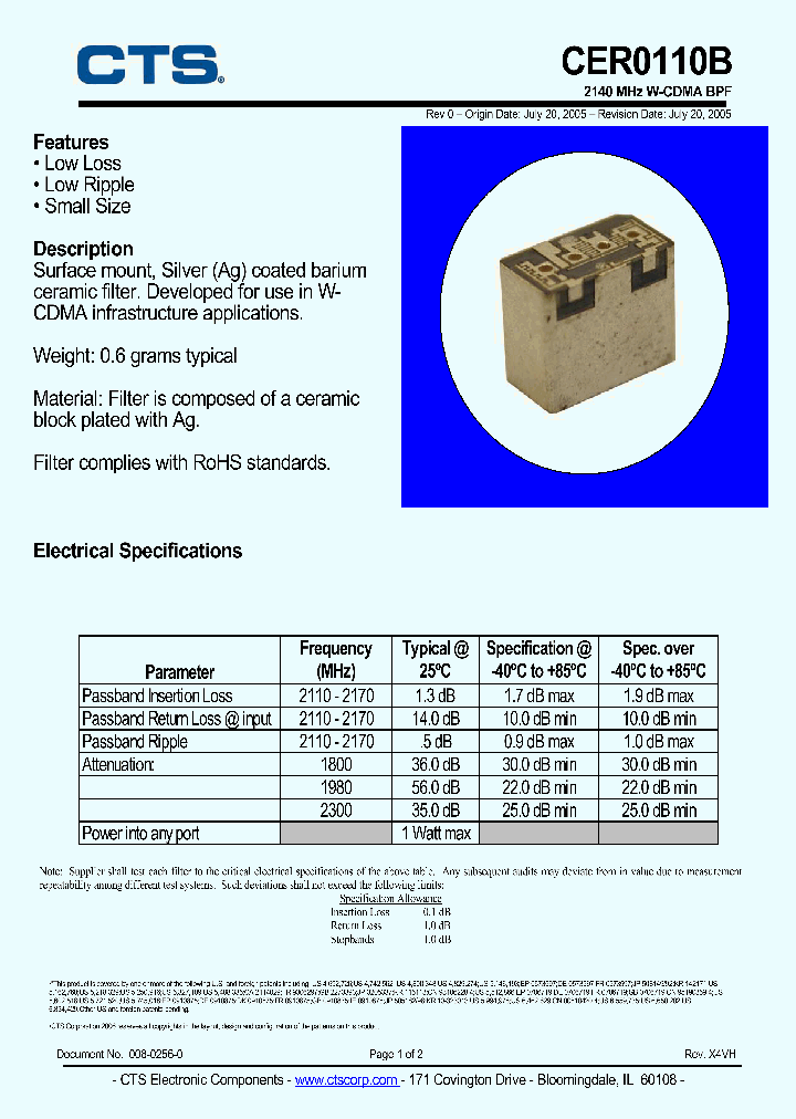 CER0110B_8533307.PDF Datasheet