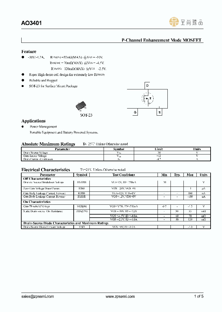 AO3401_8533692.PDF Datasheet