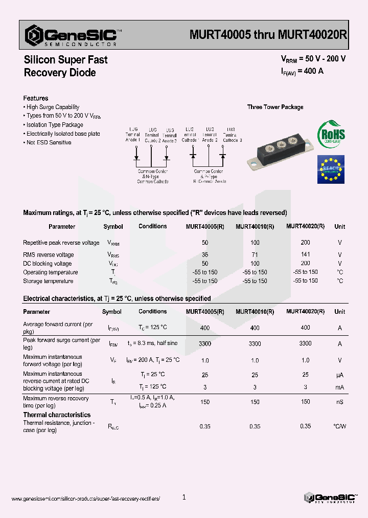 MURT40010_8535408.PDF Datasheet