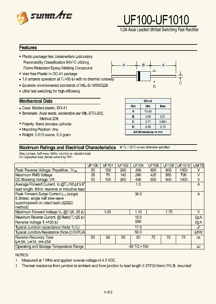 UF100_8538864.PDF Datasheet