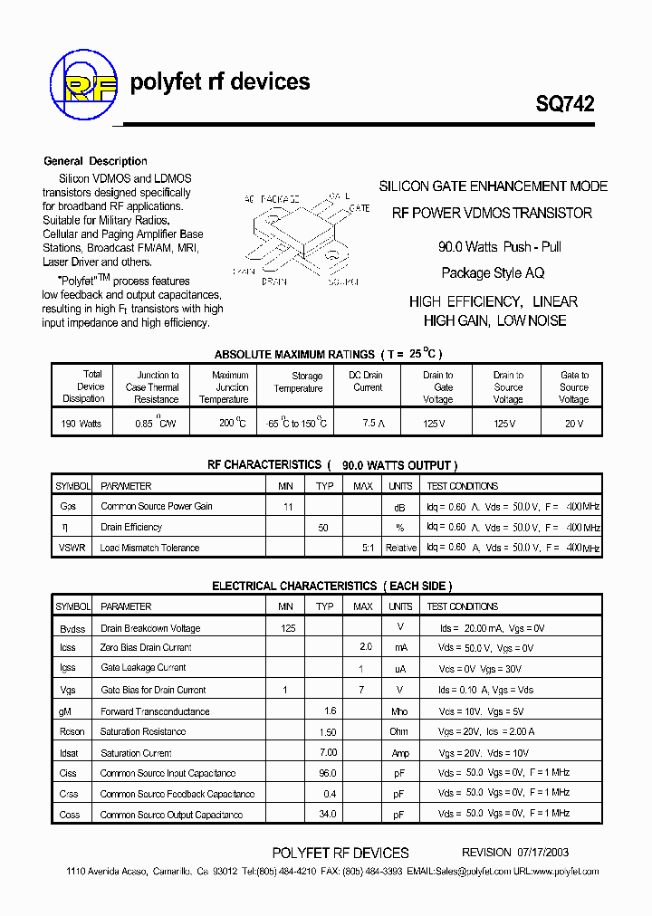 SQ742-14_8539253.PDF Datasheet