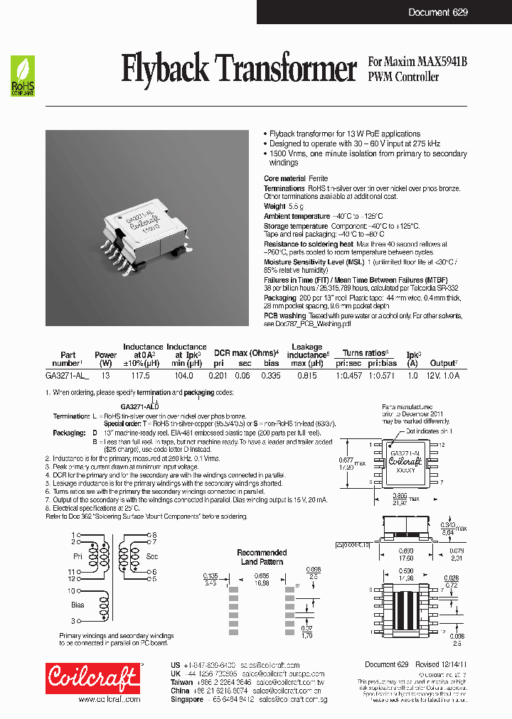 GA3271-ALB_8539679.PDF Datasheet