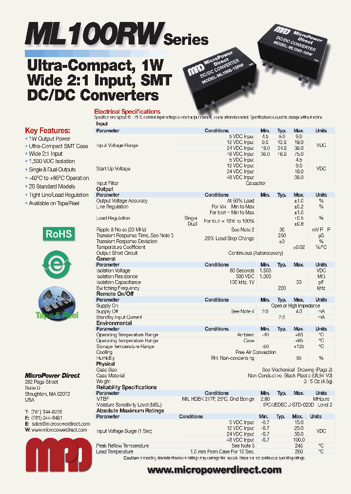 ML105D-15RW_8540507.PDF Datasheet