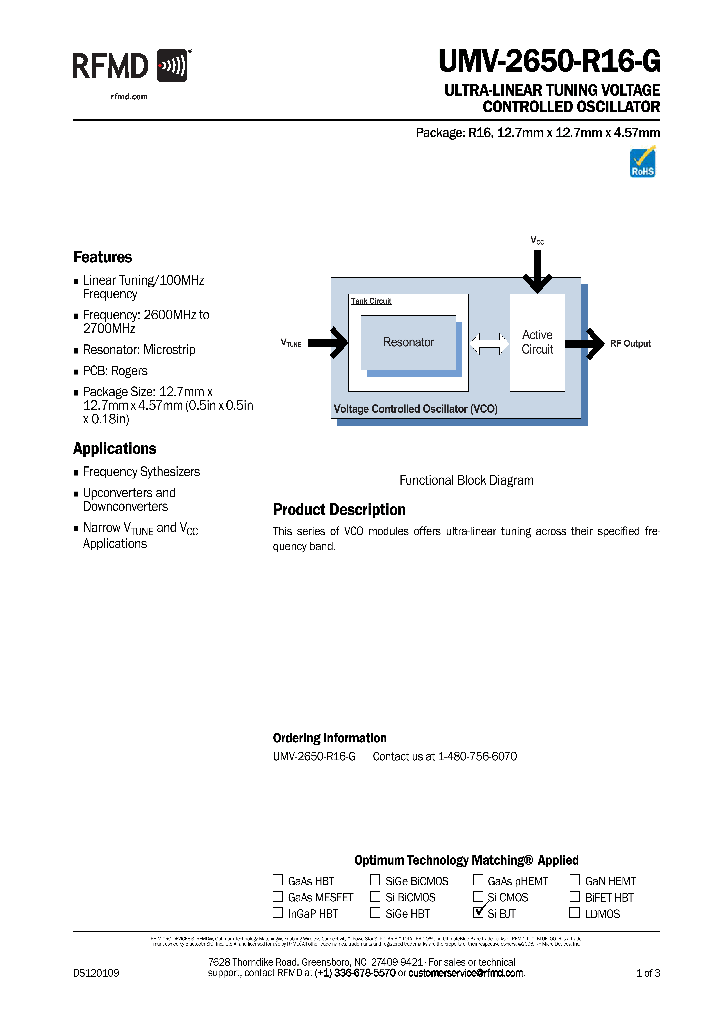 UMV-2650-R16-G_8541062.PDF Datasheet