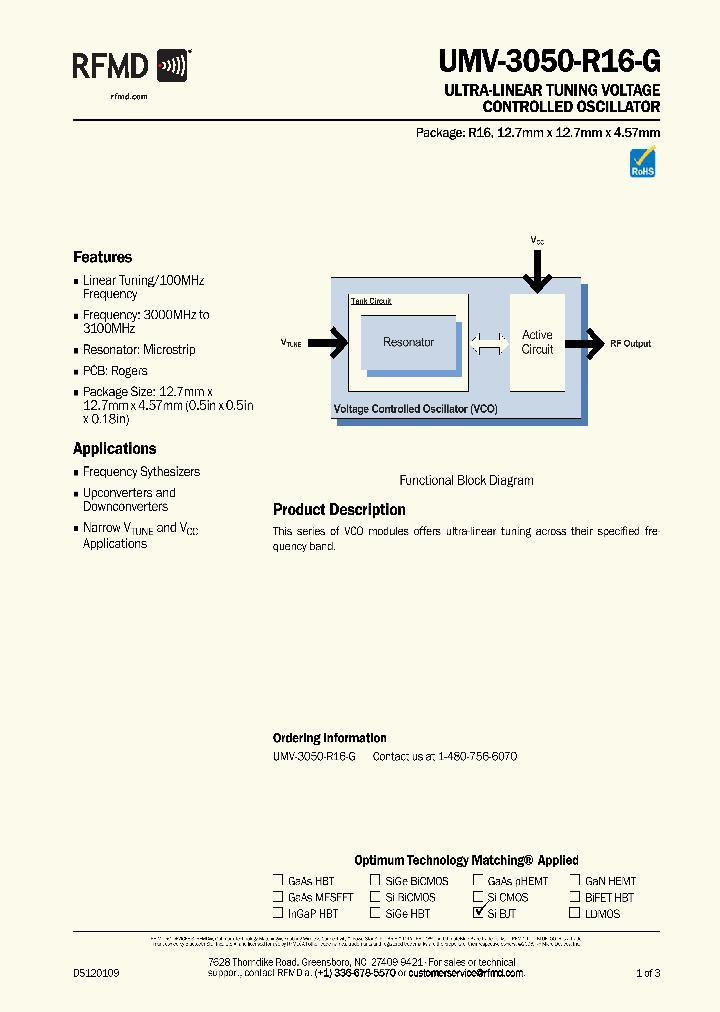 UMV-3050-R16-G_8541064.PDF Datasheet