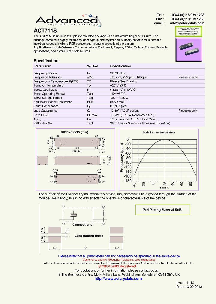 ACT711S-13_8541727.PDF Datasheet