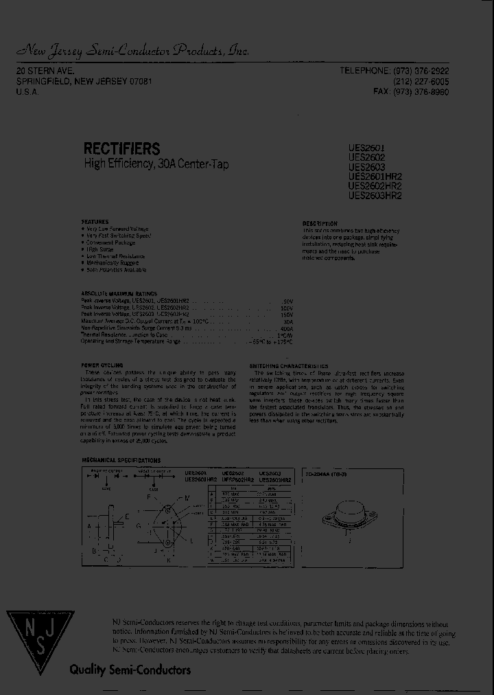 UES2602HR2_8545302.PDF Datasheet