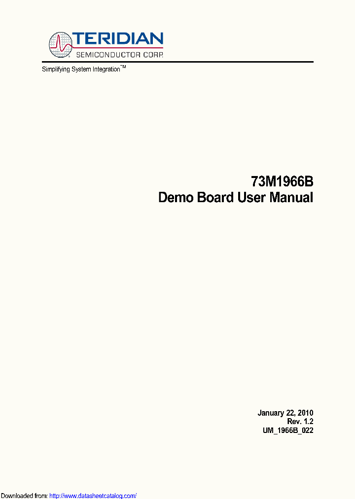 73M1966B-DB-C_8545506.PDF Datasheet
