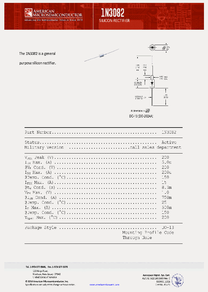 1N3082_8546226.PDF Datasheet