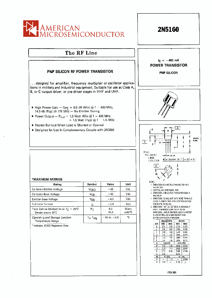 2N5160_8546261.PDF Datasheet