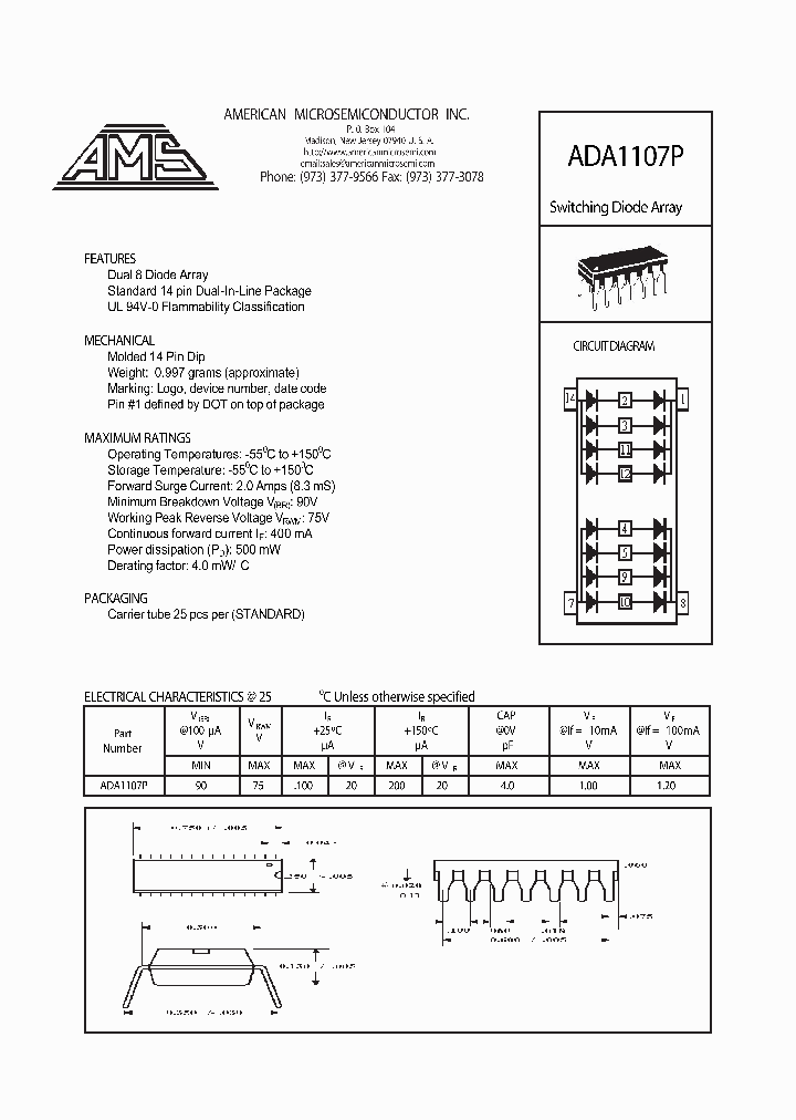 ADA1107P_8546290.PDF Datasheet