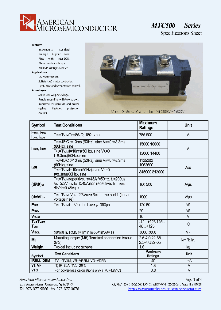 MTC500A_8546333.PDF Datasheet