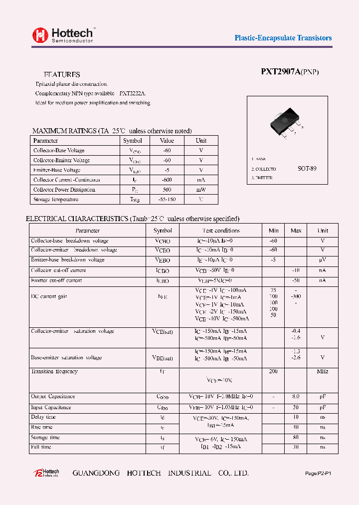 PXT2907A_8549528.PDF Datasheet