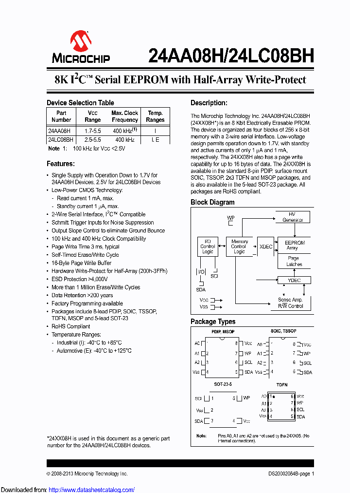 24AA08H_8551442.PDF Datasheet