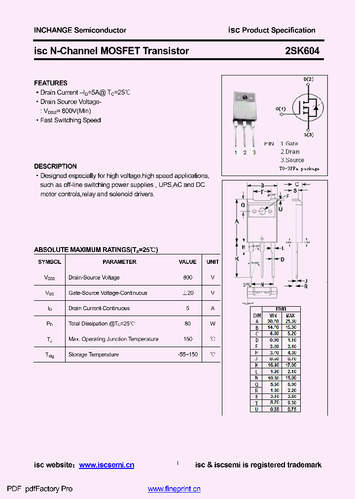 2SK604_8556727.PDF Datasheet