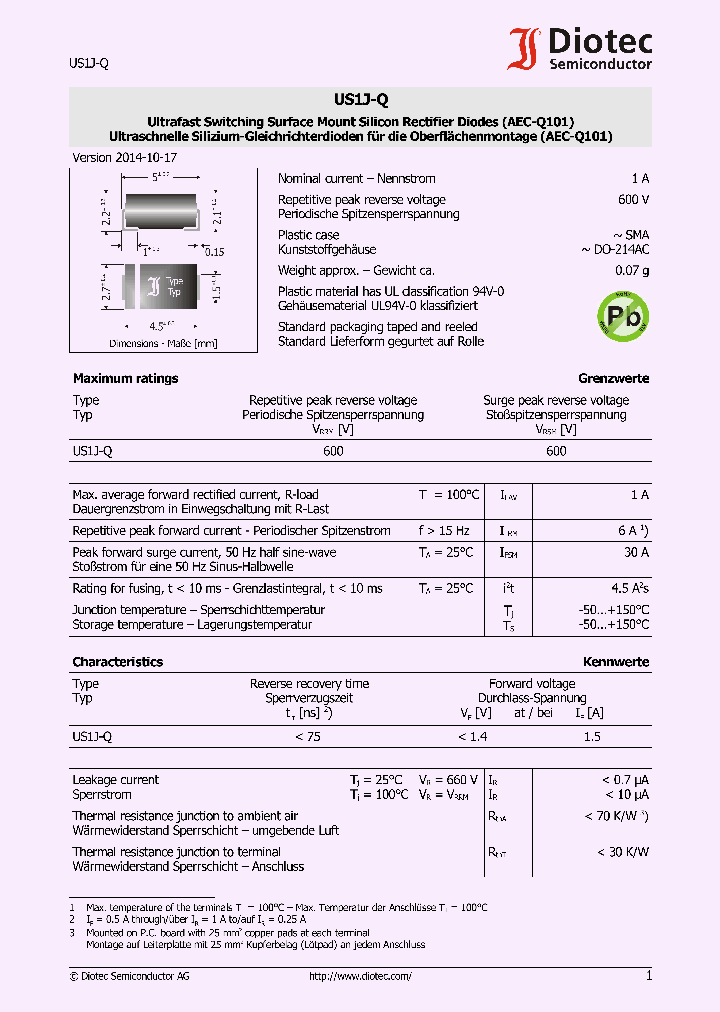 US1A-Q_8558243.PDF Datasheet