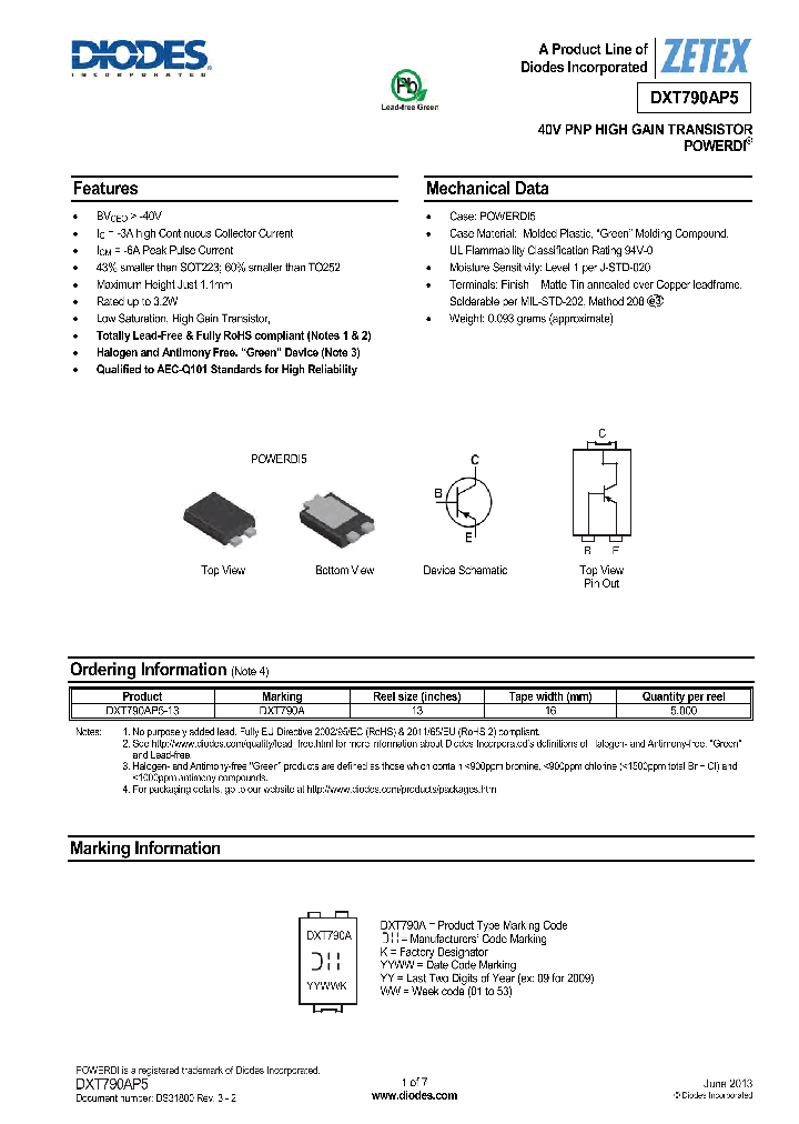 DXT790AP5_8558626.PDF Datasheet