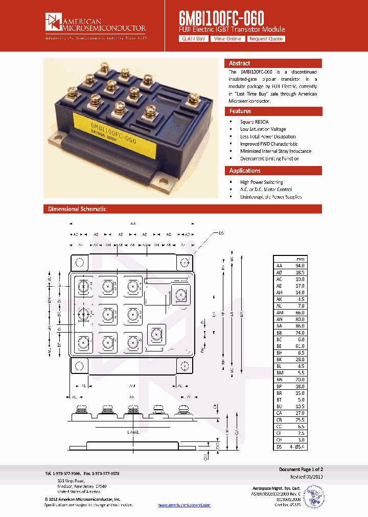 6MBI100FC-060_8561104.PDF Datasheet
