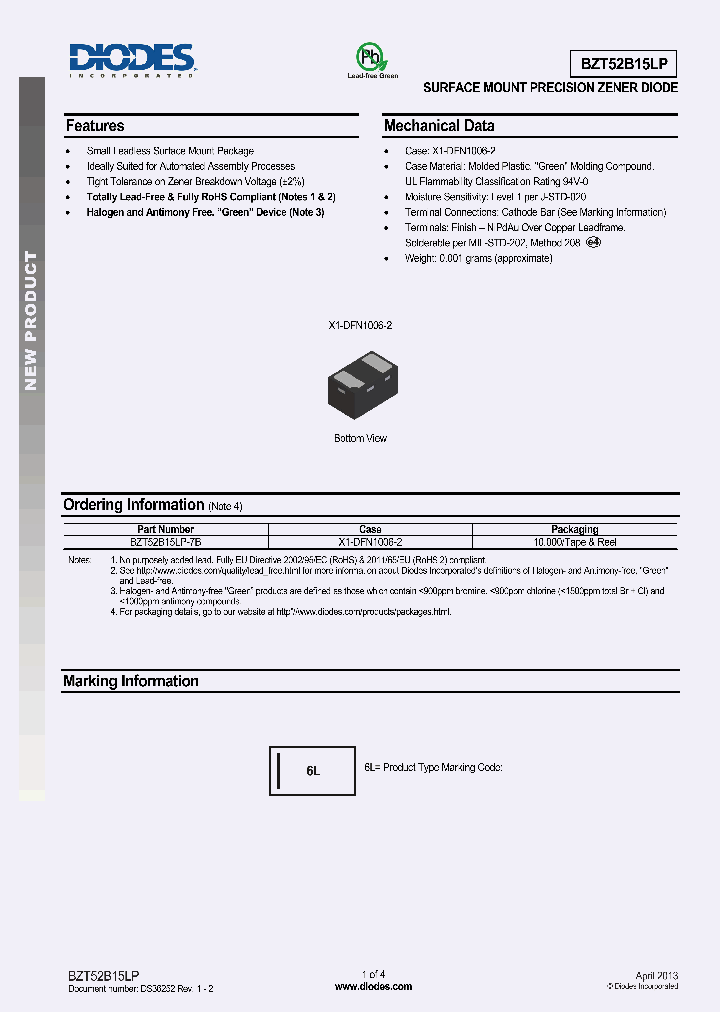 BZT52B15LP-7B_8562197.PDF Datasheet