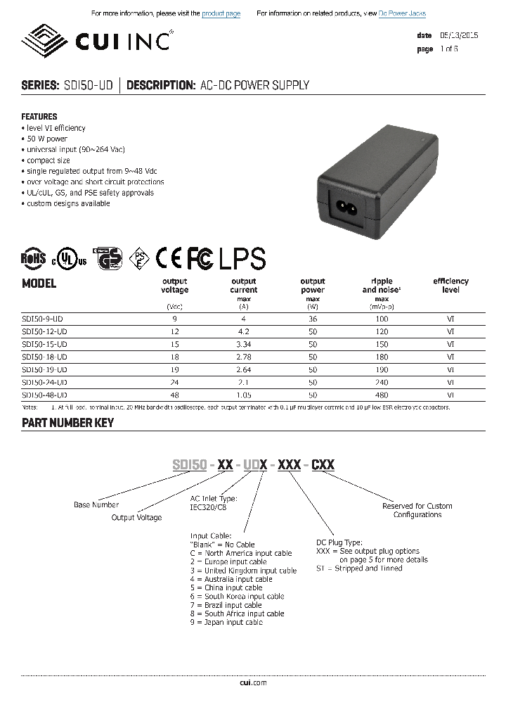 SDI50-19-UD_8562501.PDF Datasheet