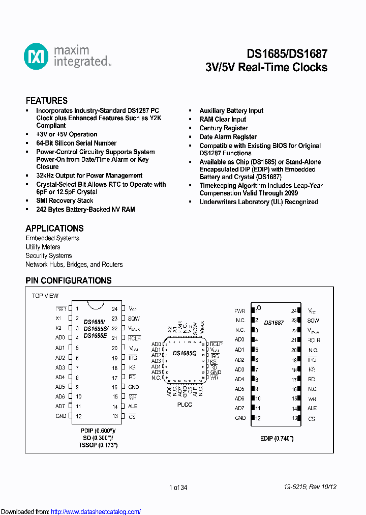 DS1685-5IND_8563316.PDF Datasheet