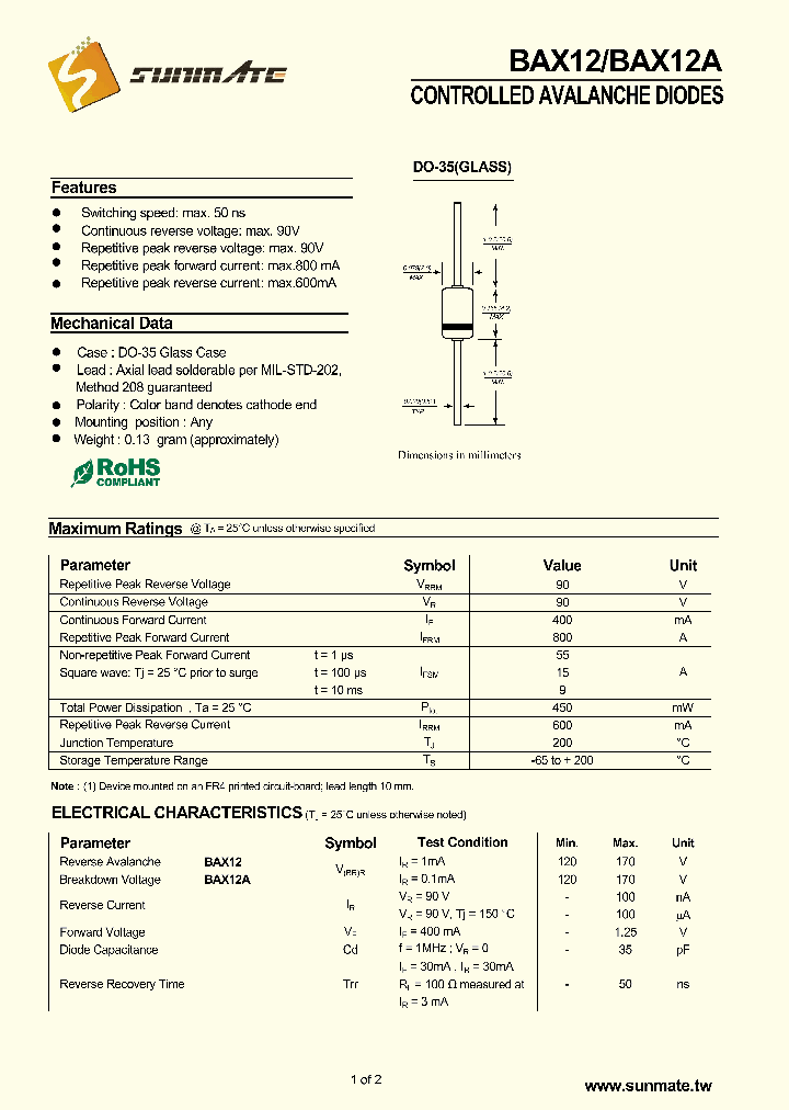 BAX12A_8563558.PDF Datasheet