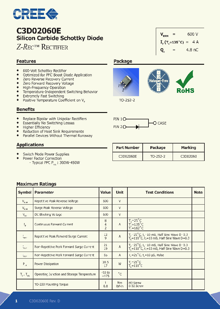 C3D02060E-13_8564230.PDF Datasheet