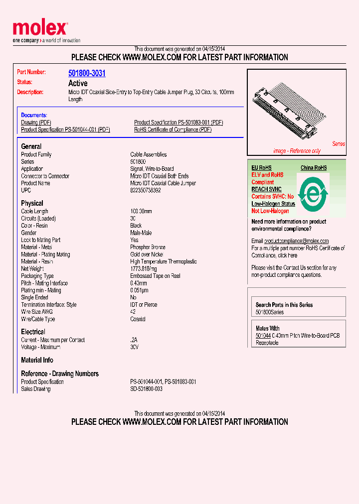501800-3031_8564687.PDF Datasheet