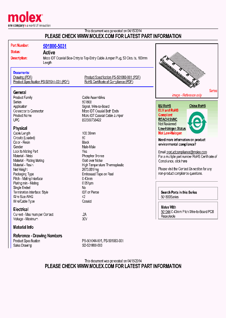 501800-5031_8564693.PDF Datasheet