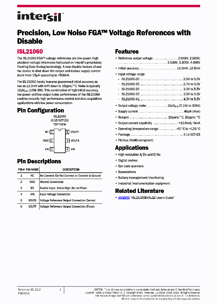 ISL21060BFH630_8574399.PDF Datasheet