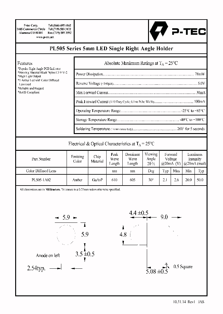 PL505-1A02_8575100.PDF Datasheet
