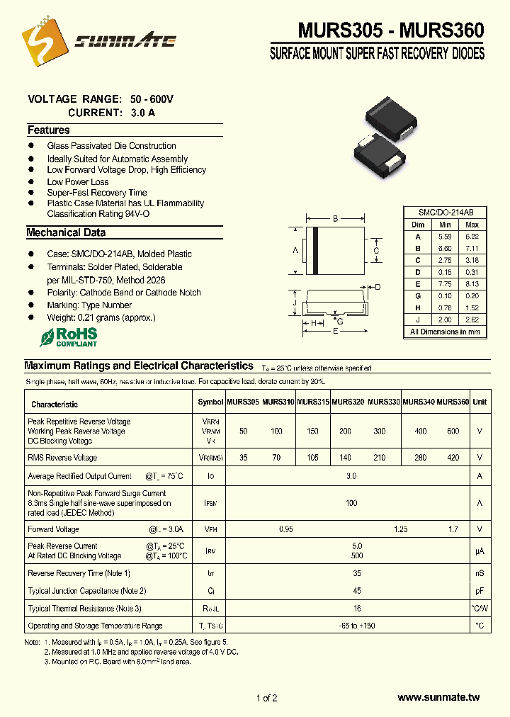 MURS310_8575505.PDF Datasheet