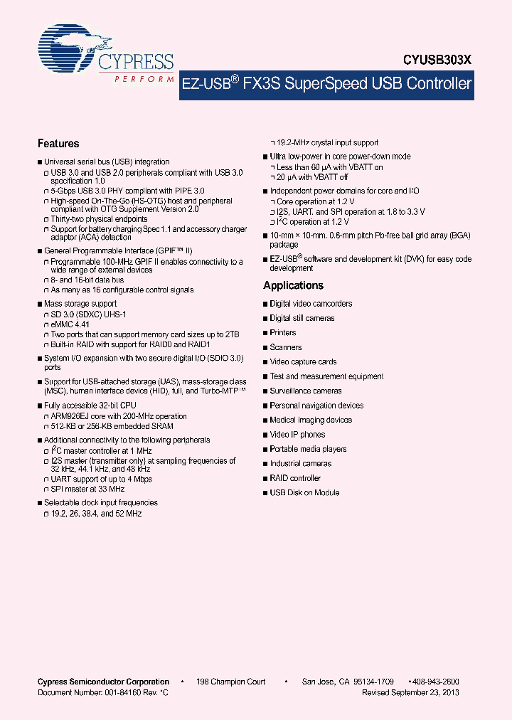 CYUSB3035-BZXC_8575655.PDF Datasheet