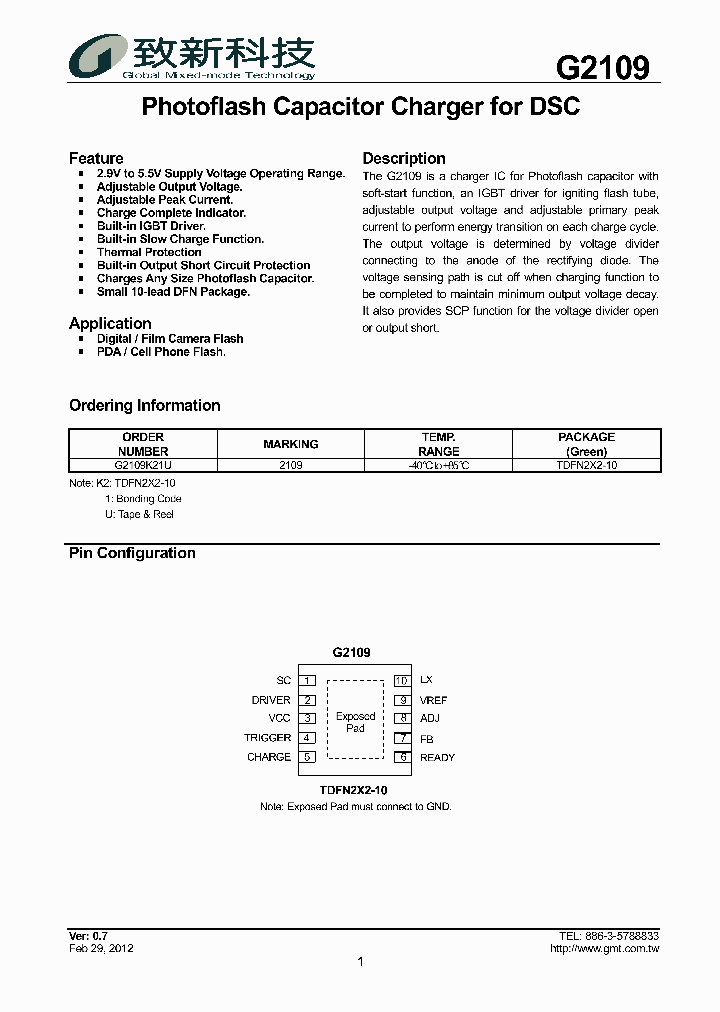 G2109_8578361.PDF Datasheet