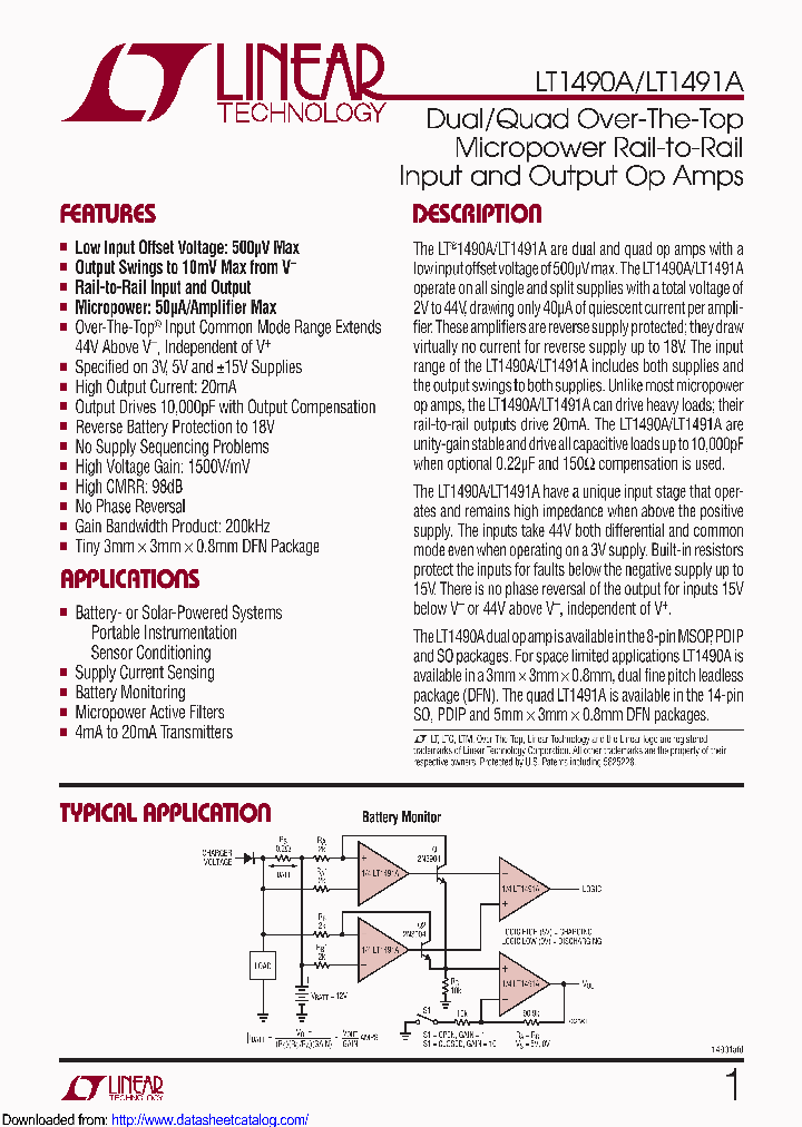 LT1491ACDHCTR_8582315.PDF Datasheet