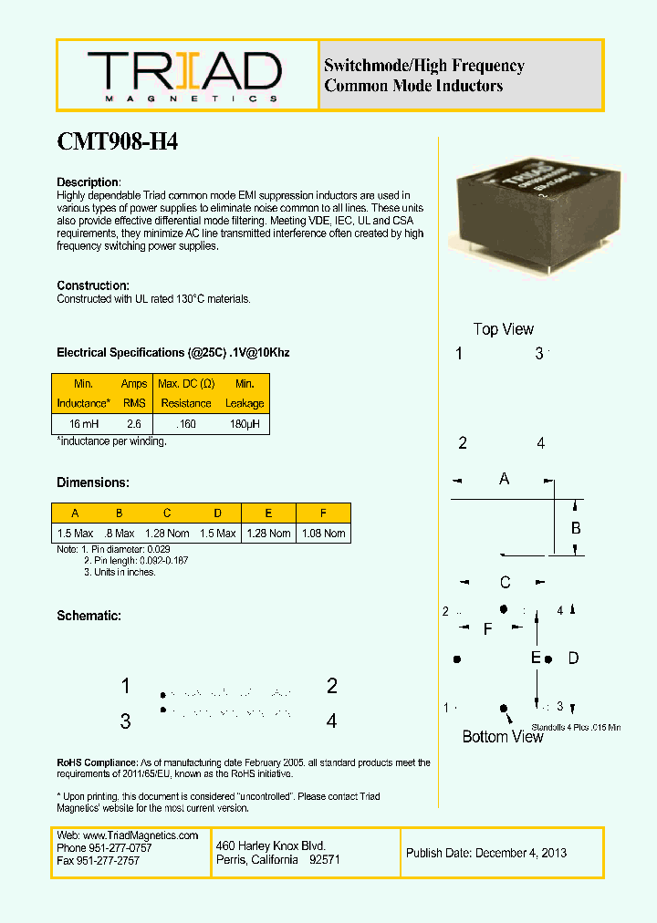 CMT908-H4-13_8585817.PDF Datasheet