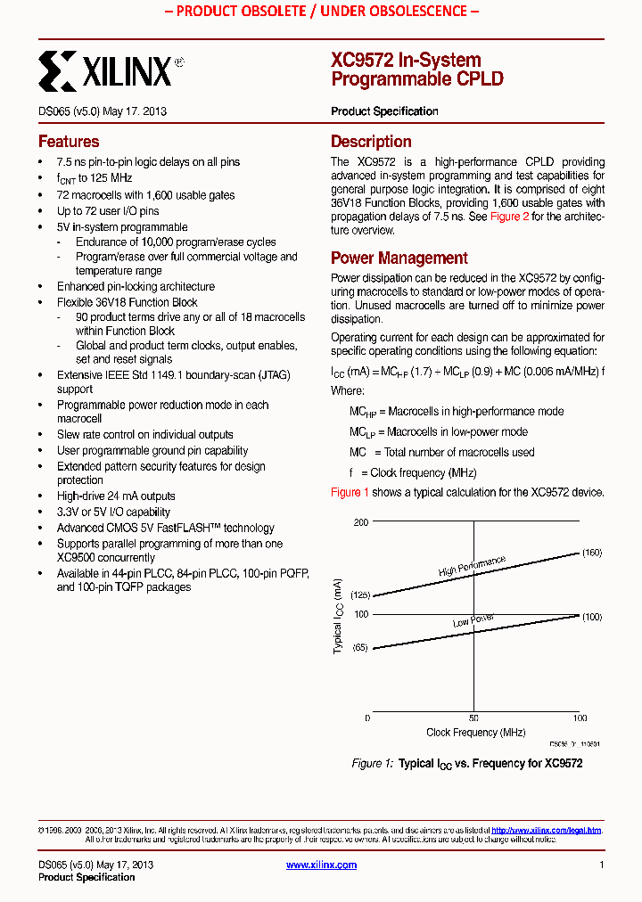 XC9572-15PC44C_8587636.PDF Datasheet