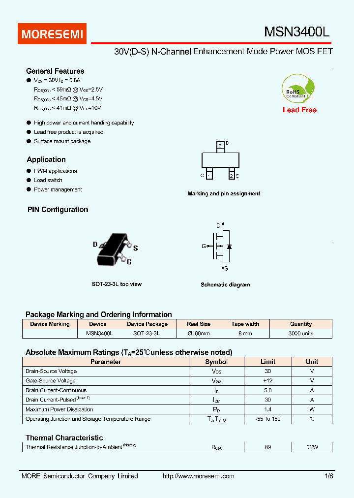 MSN3400L_8587789.PDF Datasheet
