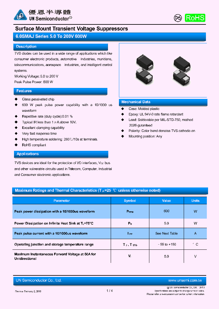 60SMAJ11A_8588830.PDF Datasheet