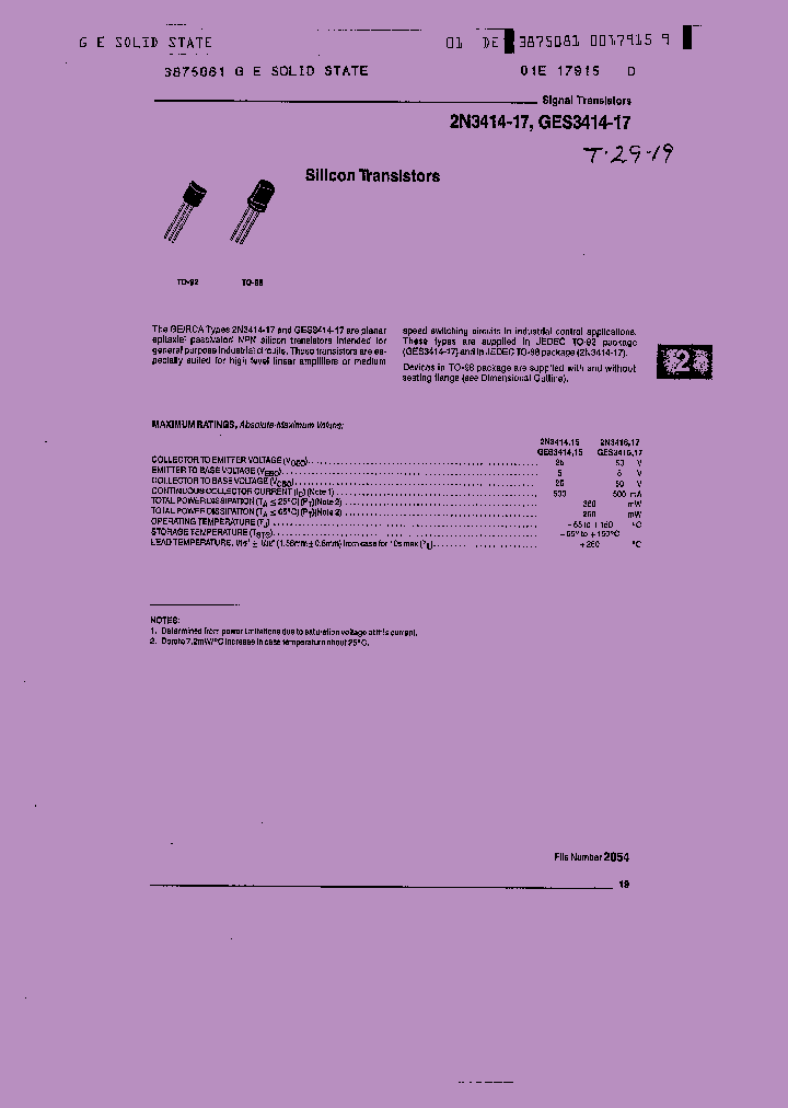 2N3414_8588903.PDF Datasheet