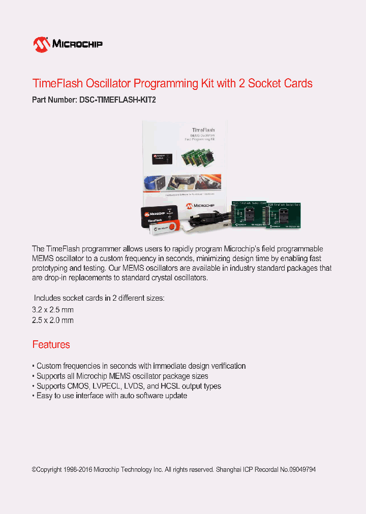 DSC-TIMEFLASH-KIT2_8591959.PDF Datasheet